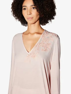 La Perla Long-sleeved Top In Modal< Camisoles|Pajamas