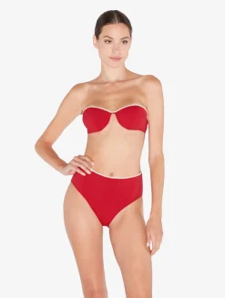 La Perla Monogram Bandeau Bikini Top In< Bikinis