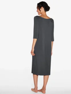 La Perla Nightdress In Charcoal< Pajamas|Loungewear