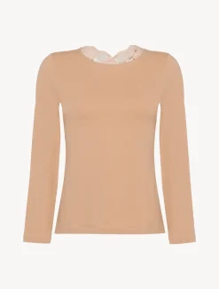 La Perla Cotton Long-sleeved Top< Camisoles|Pajamas