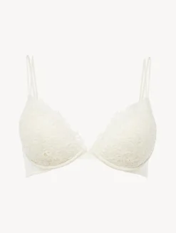 La Perla Off-white Macramé Push-up Bra< Padded|Push-Up