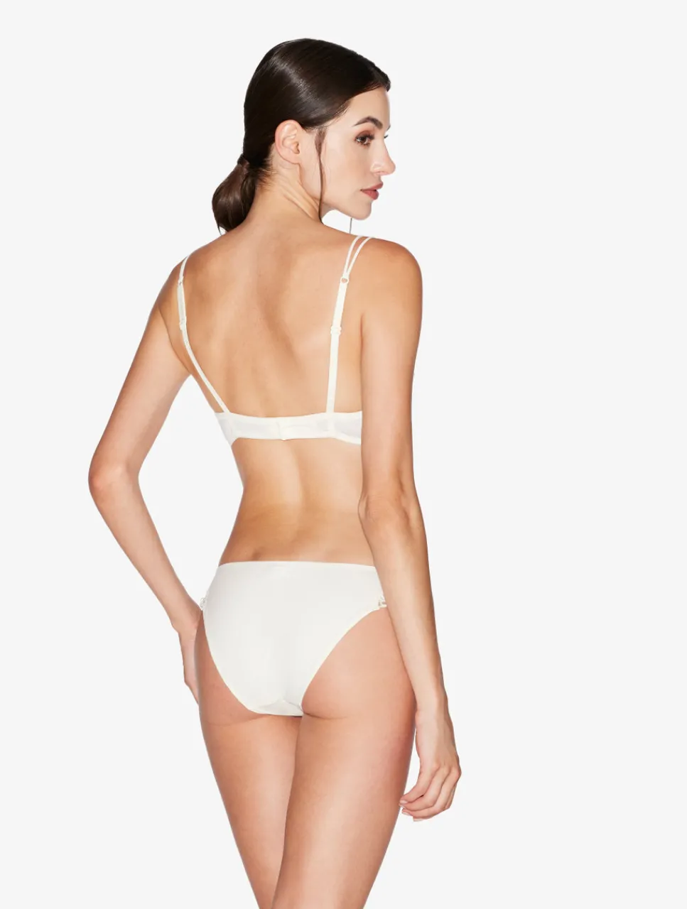 La Perla Off-white Macramé Push-up Bra< Padded|Push-Up
