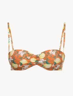 La Perla Printed Bandeau Bikini Top< Bikinis
