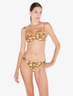 La Perla Printed Bandeau Bikini Top< Bikinis