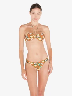 La Perla Printed Bandeau Bikini Top< Bikinis