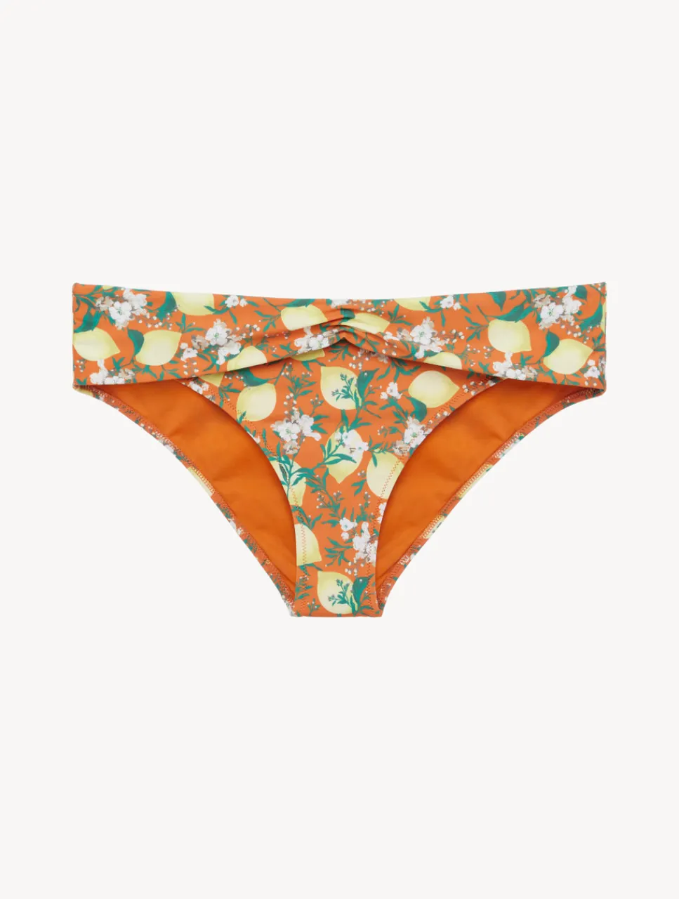 La Perla Printed Bikini Brief With Draped Waist< Bikinis