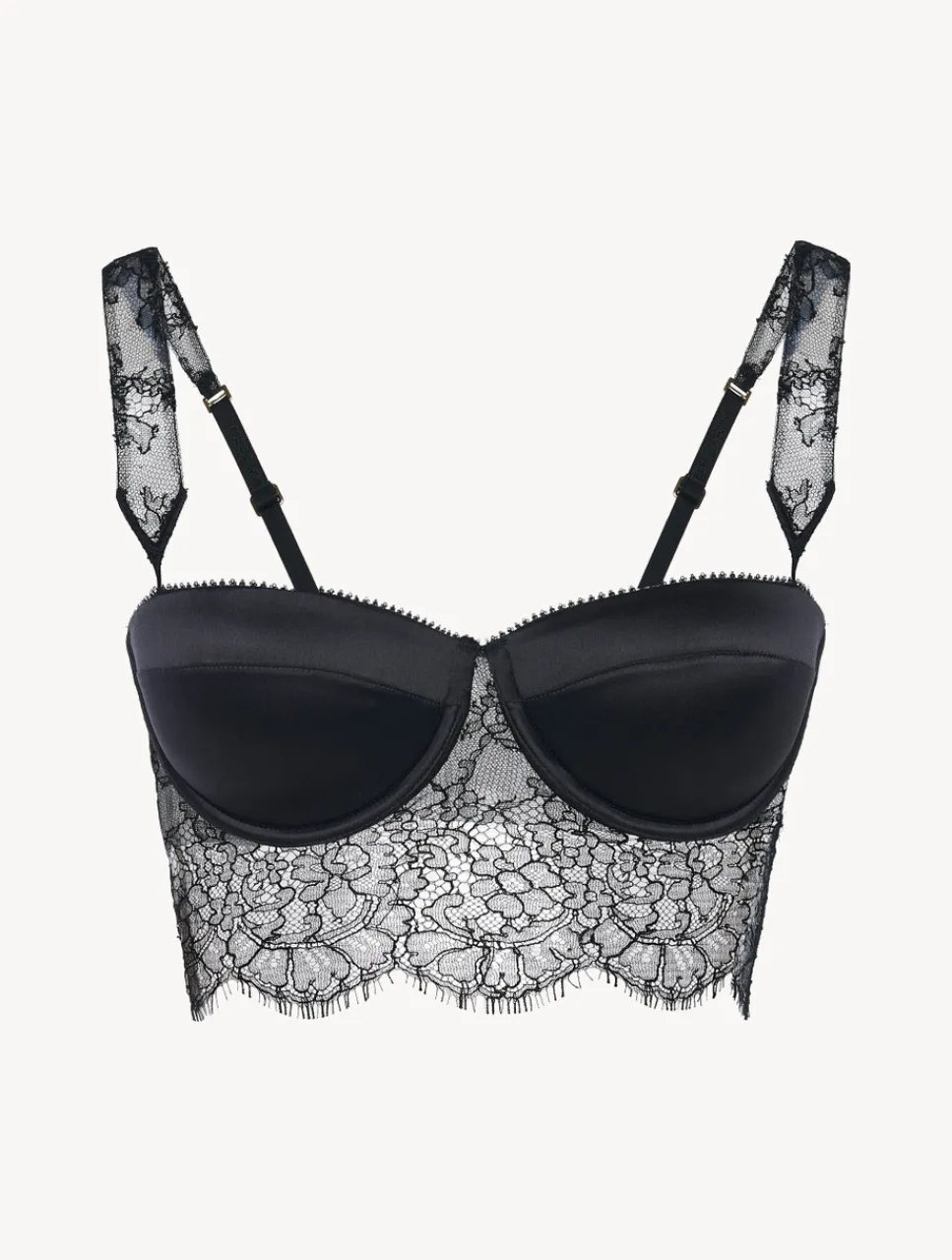 La Perla Padded Bralette In With Leavers Lace< Bralette|Padded