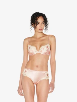 La Perla Silk Push-up Bra With Frastaglio< Padded|Push-Up