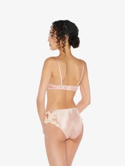 La Perla Silk Push-up Bra With Frastaglio< Padded|Push-Up