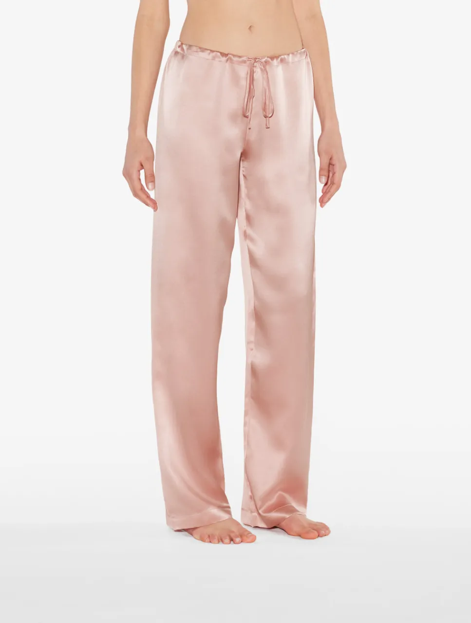 La Perla Powder Silk Pajama Set< Pajamas|Silk Sleepwear