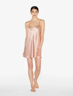 La Perla Powder Silk Short Slip< Loungewear|Slips & Dresses