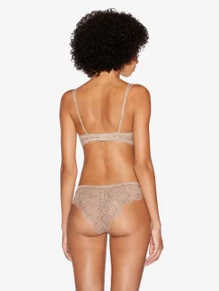 La Perla Push-up Bra With Lace In Oak Blush< Padded|Push-Up