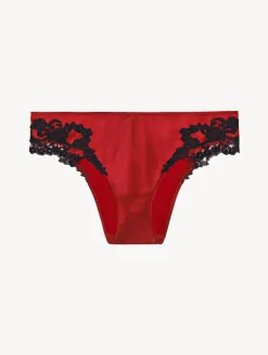 La Perla Silk Medium Briefs With Frastaglio< Brazilian|Mid-Rise