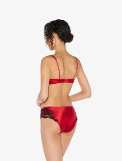 La Perla Silk Medium Briefs With Frastaglio< Brazilian|Mid-Rise