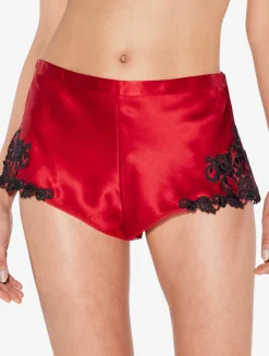 La Perla Silk Satin Sleep Shorts With Frastaglio< Pajamas|Sleep Shorts & Trousers