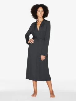 La Perla Robe In Charcoal< Loungewear|Robes