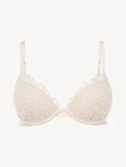La Perla Rose Beige Push-up Bra< Padded|Push-Up