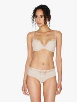 La Perla Rose Beige Push-up Bra< Padded|Push-Up