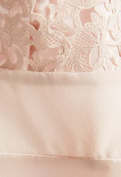 La Perla Rose Beige Silk Camisole With Macrame< Camisoles|Pajamas