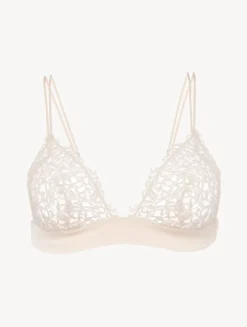 La Perla Rose Beige Triangle Bra With Macramé< Triangle|Wireless