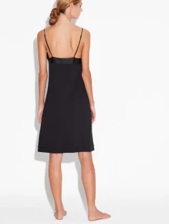 La Perla Short Nightdress In Onyx< Slips & Dresses