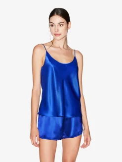 La Perla Silk Camisole Top In Electric< Camisoles|Pajamas