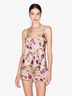 La Perla Silk Floral Print Camisole Top< Camisoles|Pajamas