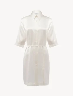 La Perla Silk Long Shirt In< Silk Sleepwear