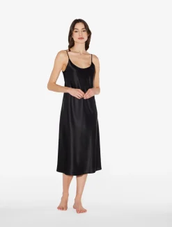 La Perla Silk Midi Nightdress In< Slips & Dresses|Silk Sleepwear