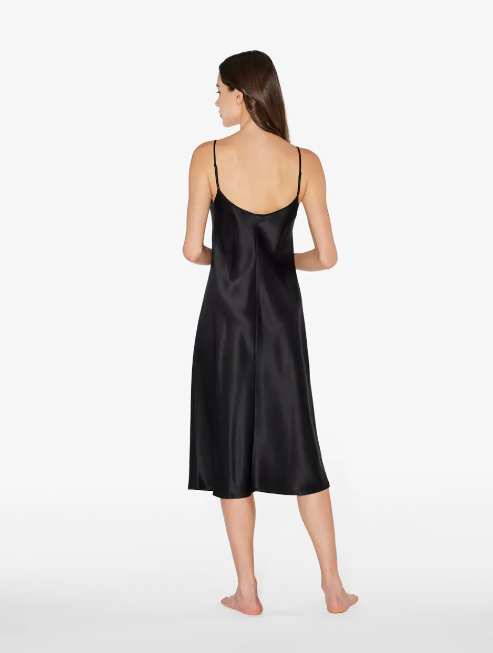 La Perla Silk Midi Nightdress In< Slips & Dresses|Silk Sleepwear