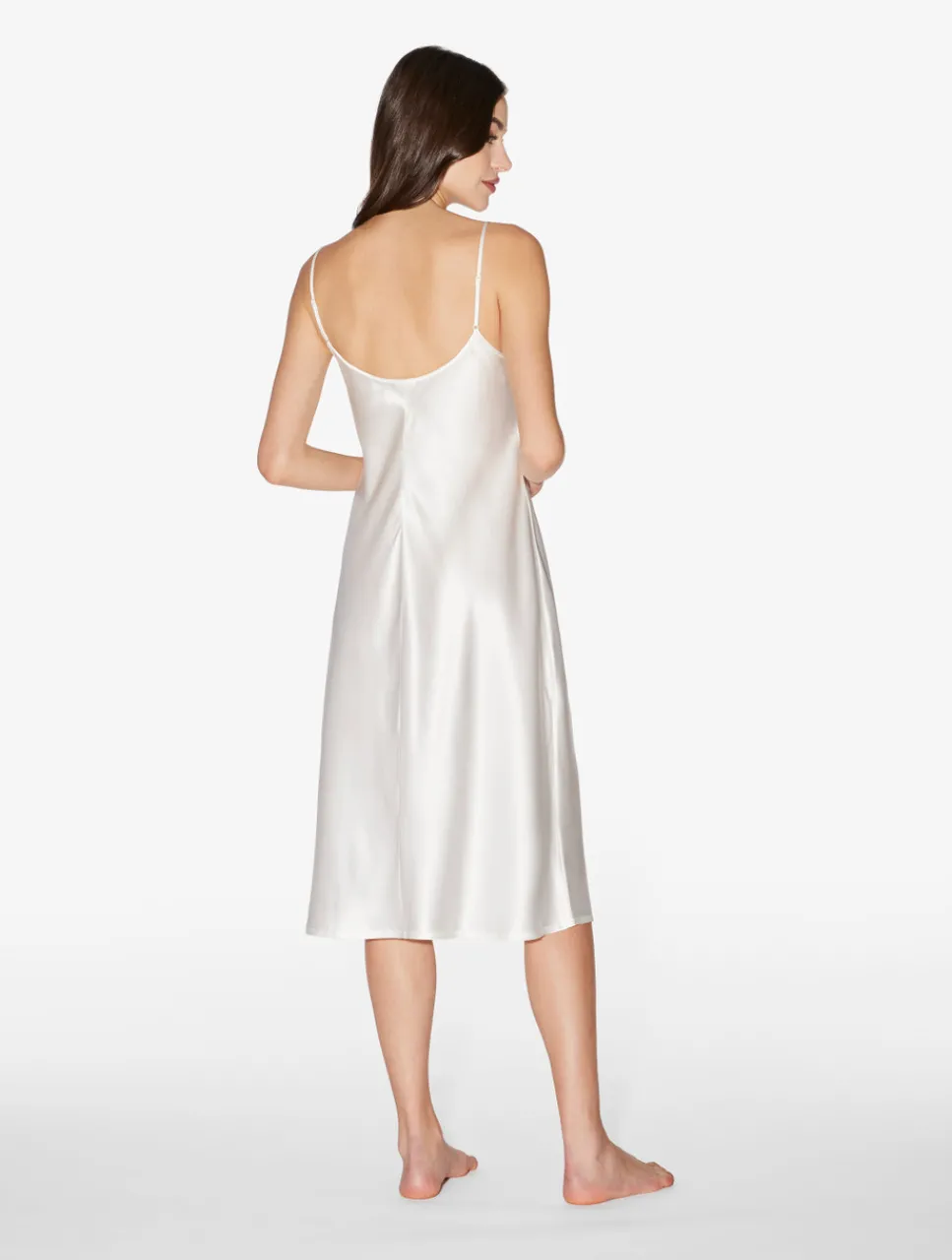 La Perla Silk Midi Nightdress In< Slips & Dresses|Silk Sleepwear
