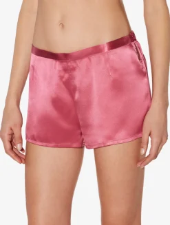 La Perla Silk Shorts In Wild Orchid< Pajamas|Sleep Shorts & Trousers