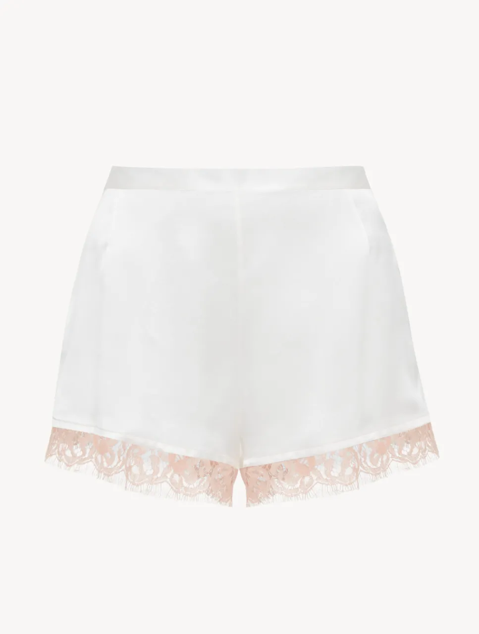 La Perla Silk Shorts With Leavers Lace In< Sleep Shorts & Trousers|Silk Sleepwear