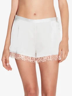La Perla Silk Shorts With Leavers Lace In< Sleep Shorts & Trousers|Silk Sleepwear