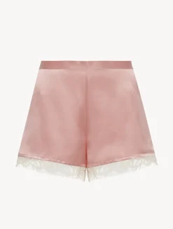 La Perla Silk Shorts With Leavers Lace In< Sleep Shorts & Trousers|Silk Sleepwear