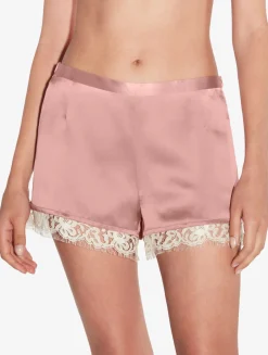 La Perla Silk Shorts With Leavers Lace In< Sleep Shorts & Trousers|Silk Sleepwear