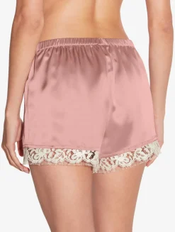 La Perla Silk Shorts With Leavers Lace In< Sleep Shorts & Trousers|Silk Sleepwear