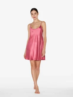 La Perla Silk Slip Dress In Wild Orchid< Slips & Dresses|Silk Sleepwear