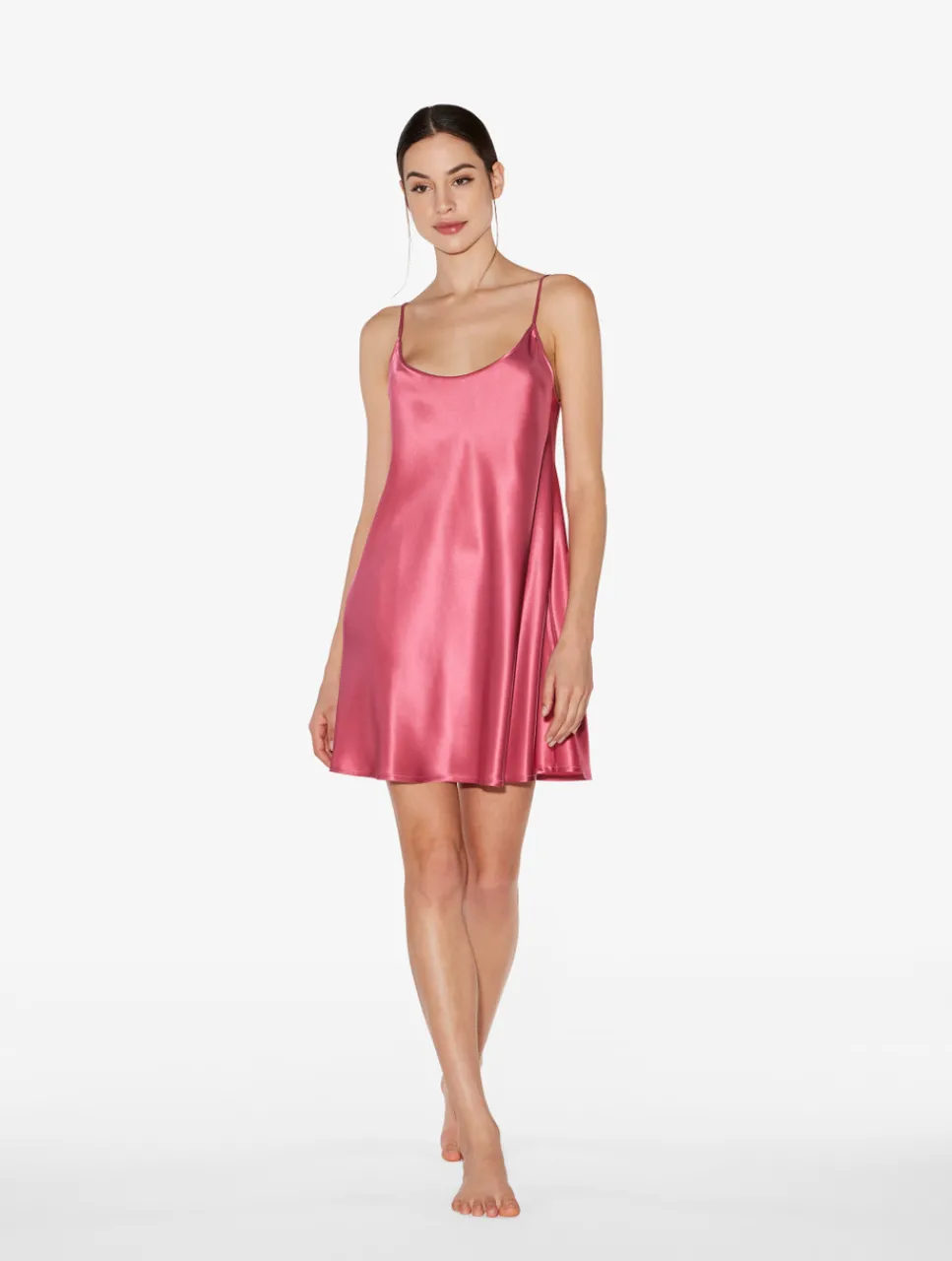 La Perla Silk Slip Dress In Wild Orchid< Slips & Dresses|Silk Sleepwear