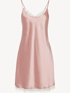 La Perla Silk Slip With Leavers Lace In< Slips & Dresses|Silk Sleepwear