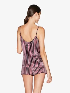 La Perla Silk Striped Sleep Shorts< Pajamas|Sleep Shorts & Trousers