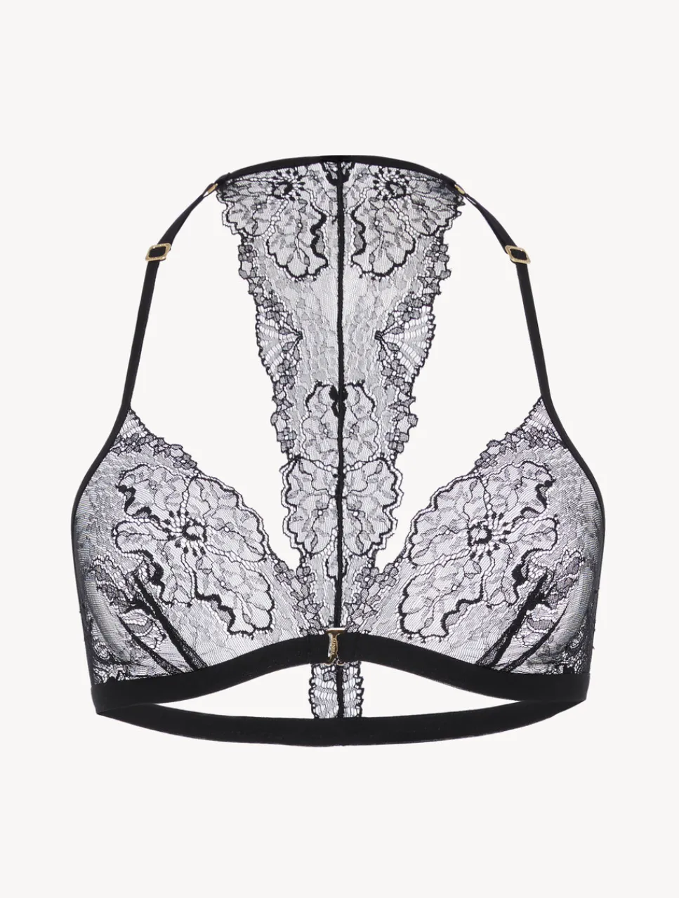 La Perla Soft Triangle Bra In With Leavers Lace< Triangle
