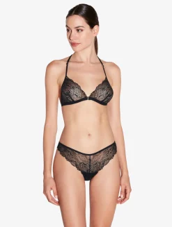 La Perla Soft Triangle Bra In With Leavers Lace< Triangle
