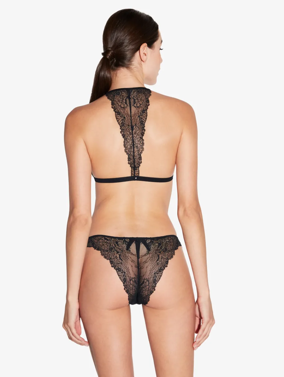 La Perla Soft Triangle Bra In With Leavers Lace< Triangle