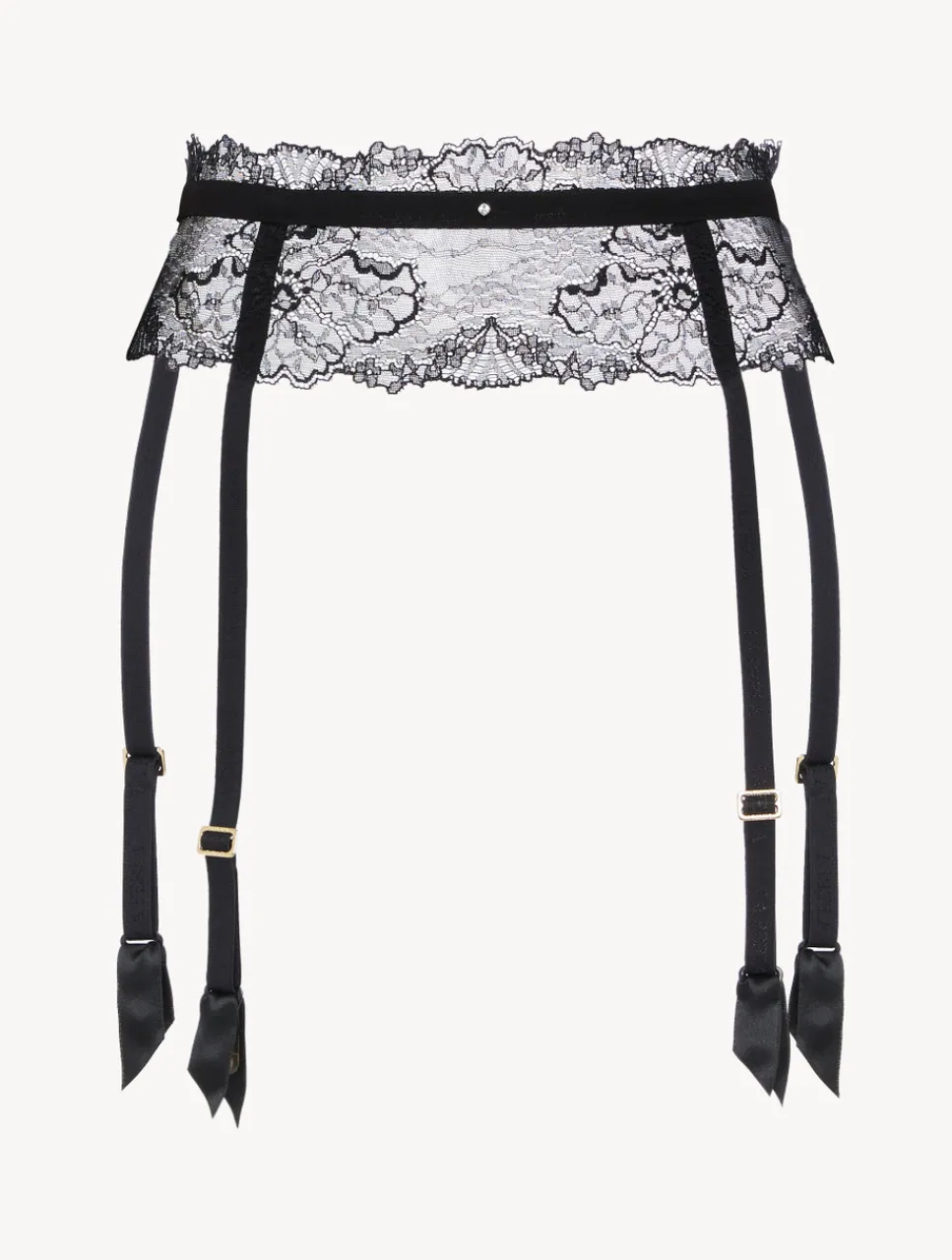 La Perla Suspender Belt In With Leavers Lace< Garter Belts