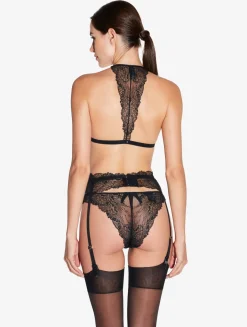 La Perla Suspender Belt In With Leavers Lace< Garter Belts