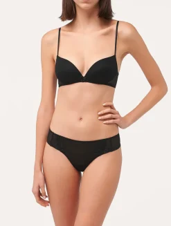 La Perla Thong In Sheer Embroidered Tulle< G String & Thong|Shapewear