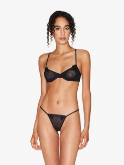 La Perla Thong In Sheer Stretch Tulle< G String & Thong|Shapewear