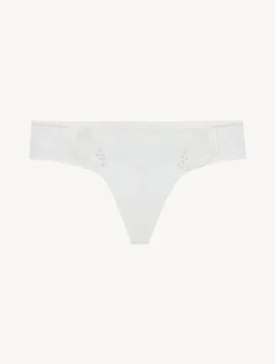 La Perla Thong In Sheer Embroidered Tulle< G String & Thong|Shapewear