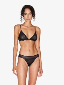 La Perla Triangle Bra In Sheer Stretch Tulle< Triangle|Wireless